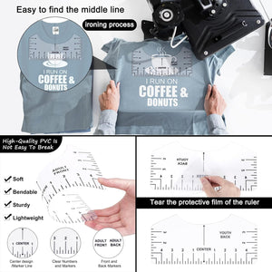 T Shirt Heat Press Starter Kit, Sublimation Accessories and Supplies with Ruler Guide, Teflon Sheets, Heat Tape, Heat Gloves, Marking Pencils, Sewing Pins