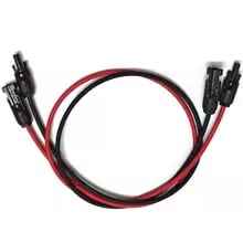 1-20Meters 1.5/2.5/4/6mm2 Black/Red Solar Extension DC Cable 16/14/12/10AWG Wire with PV DC Connector Used in Solar Panel System