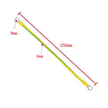 Ground wire Yellow and green earth wire Braided wire 2.5/4/6mm Ground Strap Flexible Connected Wires