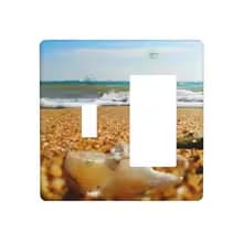 Load image into Gallery viewer, Beach Wave Sea Decorator Rocker Wall Plate Light Switches Face Switchplate Plug Cover for Dimmers, Receptacle, USB Outlet Panel