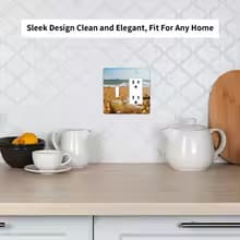 Load image into Gallery viewer, Beach Wave Sea Decorator Rocker Wall Plate Light Switches Face Switchplate Plug Cover for Dimmers, Receptacle, USB Outlet Panel