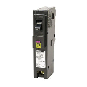 Homeline 20 Amp Single-Pole Plug-On Neutral Dual Function (CAFCI and GFCI) Circuit Breaker