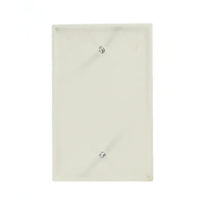 1-Gang Midway Blank Nylon Wall Plate, White