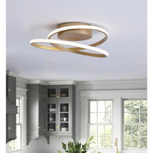 Load image into Gallery viewer, 18.1 In. 1-Light Modern Linear LED Flush Mount Ceiling Lighting Fixtures