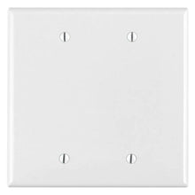 Load image into Gallery viewer, 1-Gang Midway Blank Nylon Wall Plate, White