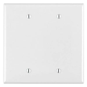 1-Gang Midway Blank Nylon Wall Plate, White