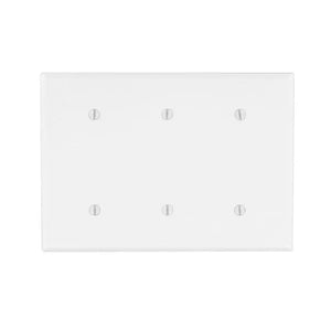 1-Gang Midway Blank Nylon Wall Plate, White