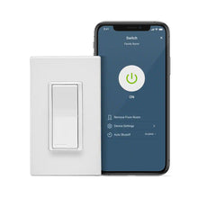 Load image into Gallery viewer, Decora Smart 15 Amp Wi-Fi Smart Rocker Light Switch with Alexa, Google and Homekit 2Nd Gen, White