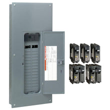 Load image into Gallery viewer, Homeline 100 Amp 24-Space 48-Circuit Indoor Main Breaker Plug-On Neutral Load Center with Cover(Hom2448M100Pcvp)