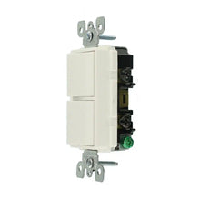 Load image into Gallery viewer, Decora 15 Amp Single Pole Dual Switch, White