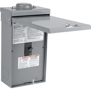 QO 100 Amp 2-Pole Outdoor Circuit Breaker Enclosure with QO2100 Breaker Included