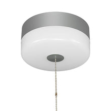 Load image into Gallery viewer, Spin Light 7 In. Closet Light LED Flush Mount Ceiling Light W/ Pull Chain Brushed Nickel Accent Clothes Closet Rated