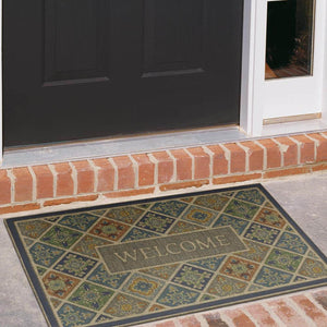 Tile Garden Welcome Impressions 24 In. X 36 In. Door Mat