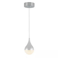 Load image into Gallery viewer, Glitzer 24-Watt 4 Light Chrome Modern Integrated LED Pendant Light Fixture for Dining Room or Kitchen