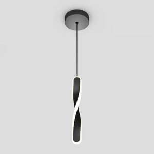 Finley 13-Watt 1 Light Black Modern 5 CCT Integrated LED Mini Pendant Light Fixture for Kitchen Island