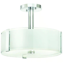 Load image into Gallery viewer, Bourland 14 In. 3-Light Polished Chrome Semi-Flush Mount Kitchen Ceiling Light Fixture