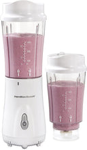 Load image into Gallery viewer, Hamilton Beach Shakes and Smoothies with Bpa-Free Personal Blender, 14 Oz, Raspberry