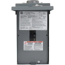 Load image into Gallery viewer, QO 100 Amp 2-Pole Outdoor Circuit Breaker Enclosure with QO2100 Breaker Included