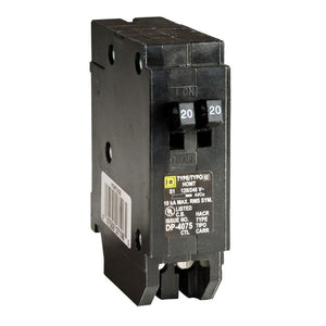 Homeline 2-20 Amp Single-Pole Tandem Circuit Breaker