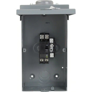 QO 100 Amp 2-Pole Outdoor Circuit Breaker Enclosure with QO2100 Breaker Included