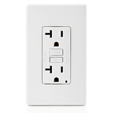 Load image into Gallery viewer, 20 Amp 125-Volt Duplex Self-Test Slim GFCI Outlet, White (4-Pack)