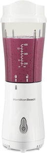 Hamilton Beach Shakes and Smoothies with Bpa-Free Personal Blender, 14 Oz, Raspberry