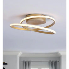 Load image into Gallery viewer, 18.1 In. 1-Light Modern Linear LED Flush Mount Ceiling Lighting Fixtures