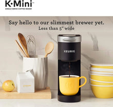 Load image into Gallery viewer, Keurig K-Mini Coffee Maker, Single Serve K-Cup Pod Coffee Brewer, 6 to 12 Oz. Brew Sizes, Black