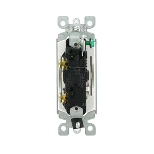 Decora 15 Amp Single-Pole AC Quiet Switch, White