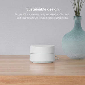 Google Wifi - AC1200 - Mesh Wifi System - Wifi Router - 4500 Sq Ft Coverage - 3 Pack