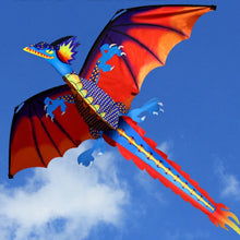 Load image into Gallery viewer, New 3D Dragon Kite with Tail Kites for Adult Kites Flying Outdoor 100M Kite Line