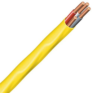 Wirenco 12/3 NM-B, Non-Mettalic, Sheathed Cable, Residential Indoor Wire, Equivalent to Romex (1000Ft Reel)