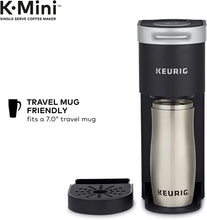 Load image into Gallery viewer, Keurig K-Mini Coffee Maker, Single Serve K-Cup Pod Coffee Brewer, 6 to 12 Oz. Brew Sizes, Black