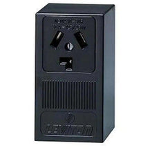 Load image into Gallery viewer, 30 Amp Surface Mount Power Single Outlet, Black