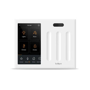 Smart Home Control 3-Switch Panel -Alexa, Google Assistant, Apple Homekit, Ring, Sonos and More