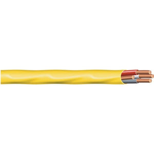 Wirenco 12/3 NM-B, Non-Mettalic, Sheathed Cable, Residential Indoor Wire, Equivalent to Romex (1000Ft Reel)