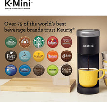 Load image into Gallery viewer, Keurig K-Mini Coffee Maker, Single Serve K-Cup Pod Coffee Brewer, 6 to 12 Oz. Brew Sizes, Black