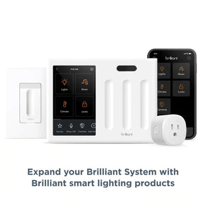 Smart Home Control 3-Switch Panel -Alexa, Google Assistant, Apple Homekit, Ring, Sonos and More