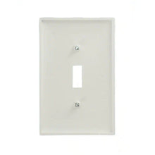 Load image into Gallery viewer, 1-Gang Midway Toggle Nylon Wall Plate, White