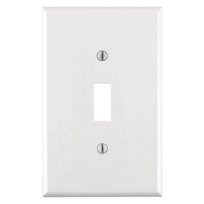 1-Gang White Midway Toggle Nylon Wall Plate (10-Pack)