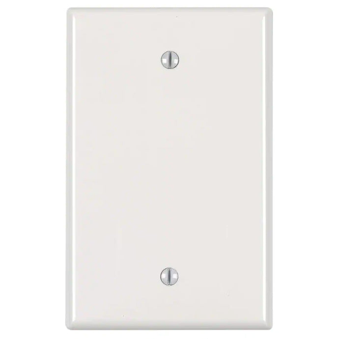 1-Gang Midway Blank Nylon Wall Plate, White