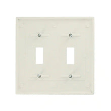 Load image into Gallery viewer, White 2-Gang Toggle Wall Plate (1-Pack)