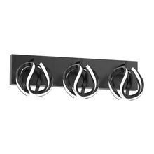 Load image into Gallery viewer, Vivaldi 22 In. 1-Light Black Integrated LED Vanity Light Bar with 3 CCT