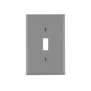 1-Gang Midway Toggle Nylon Wall Plate, White