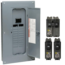 Load image into Gallery viewer, Homeline 100 Amp 24-Space 48-Circuit Indoor Main Breaker Plug-On Neutral Load Center with Cover(Hom2448M100Pcvp)